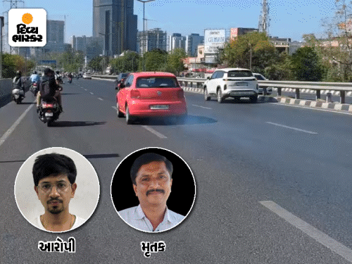 પકવાનબ્રિજ હિટ એન્ડ રનના ઈજાગ્રસ્તનું 7 દિવસ બાદ મોત:કારચાલકે બાઈકને અડફેટે લઈ 50થી 60 મીટર સુધી ઢસડી હતી