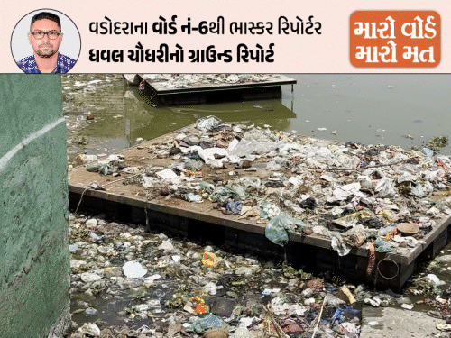 'વોટ લેવા આવશે તો કોઈને નહીં ઘૂસવા દઈએ':તળાવમાં ગંદકી ને પીવાના પાણીનો પોકાર, 30 વર્ષમાં માત્ર કોર્પોરેટરનો વિકાસ થયાની વોર્ડ-6ના રહીશોએ વ્યથા ઠાલવી