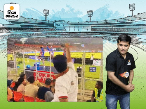 ભલા મોરી રામા ગીત પર ભૂરી નાચી:નેહરાએ ઉઘાડા પગે આંટા માર્યા, દાંતણ કરતો દેખાયો; જયસ્વાલે ફિફ્ટી કરી કોને બેટ બતાવ્યું?