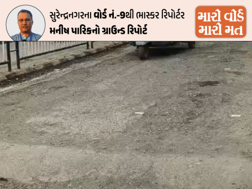 રસ્તા પર ઢોરનો આતંક અને નળમાં પાણીની તંગી:શું આ જ છે સુરેન્દ્રનગરની 'મહાનગરપાલિકા'?, વોર્ડ નં. 9માં 'સ્માર્ટ સિટી'ના સપના સામે પાયાની સુવિધાઓનો પણ અભાવ; જનતામાં ભારે આક્રોશ
