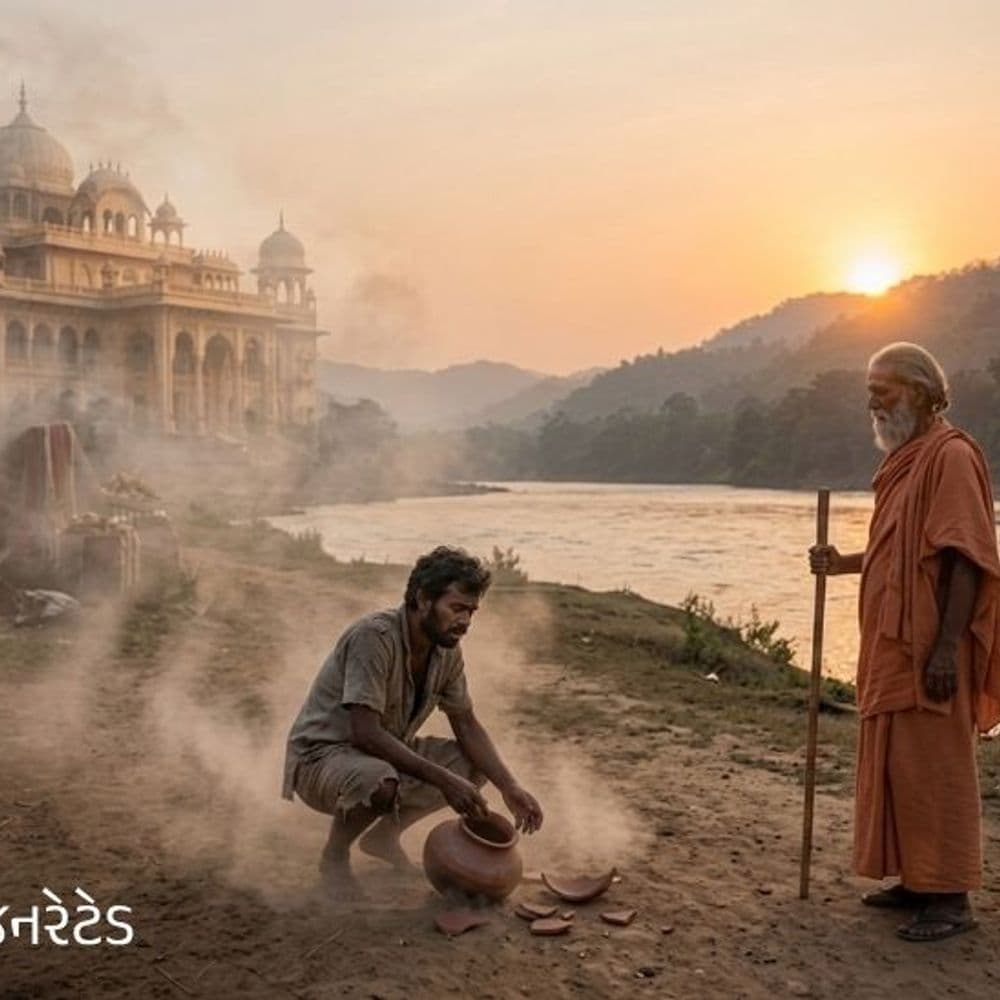 ઉતાવળે આંબા ન પાકે:જલ્દી શ્રીમંત થવા માટે ગરીબ વ્યક્તિને શોર્ટકટ લેવો ભારે પડ્યો, જાણો ચમત્કારી ઘડાની પ્રેરકકથા