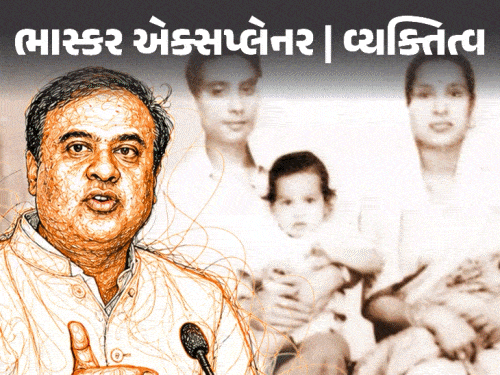 બહારના વ્યક્તિનો મુદ્દો ઉઠાવનારા હિમંતાના પૂર્વજો યુપીથી:હોસ્ટેલના રૂમમાંથી મળી'તી રિવોલ્વર, 25 કારતુસ; સતત બીજી વખત CM બનશે આસામના ‘મામા’