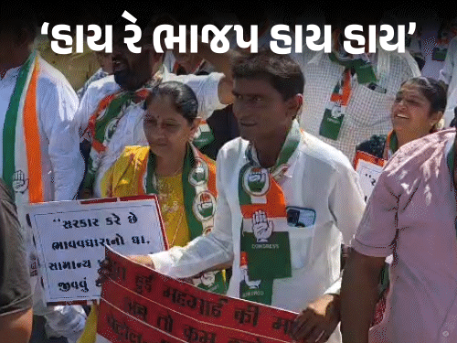 પાટણમાં પેટ્રોલ-ડીઝલ ભાવવધારા સામે કોંગ્રેસનો ચક્કાજામ:નેતાઓનો પ્રહાર- 'ચૂંટણી પતતાં જ જનતા પર મોંઘવારીનો ડામ'; સરકાર સામે સૂત્રોચ્ચાર, જિ.પ્રમુખ સહિત કાર્યકરોની અટકાયત