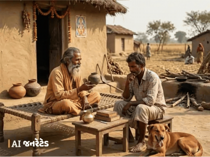 સંતની દુઃખી ખેડૂતને શીખ:ઝડપી સફળતા મેળવવાનો લોભ માણસને ખોટા રસ્તે દોરી શકે થે, ધૈર્ય અને સતત મહેનત પર ધ્યાન આપો