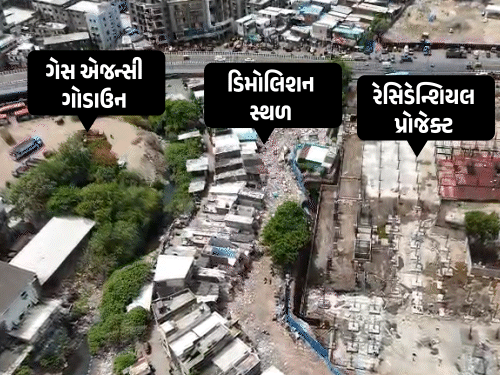સુરતના ડિમોલિશનનું 'ભૂત' કોણ?, ગૂગલ મેપમાં ખેલ ખૂલ્યો:ડિમોલિશનમાં સૌરાષ્ટ્રના બે બિલ્ડરનો હાથ હોવાની ચર્ચા,એક નામાંકીત ગ્રુપના પાર્ટનરની પણ શંકાસ્પદ ભૂમિકા