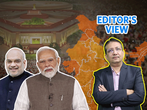 Editor’s View: મોદી-અમિત શાહનો નવો ગેમપ્લાન:ભાજપ દાયકાઓ સુધી રાજ કરી શકે, દેશનો રાજકીય નકશો જ બદલાઇ જાય, ત્રણ ફોર્મ્યૂલાથી સમજો પરિસીમન બિલ પાસ કરાવવાનો ચક્રવ્યૂહ